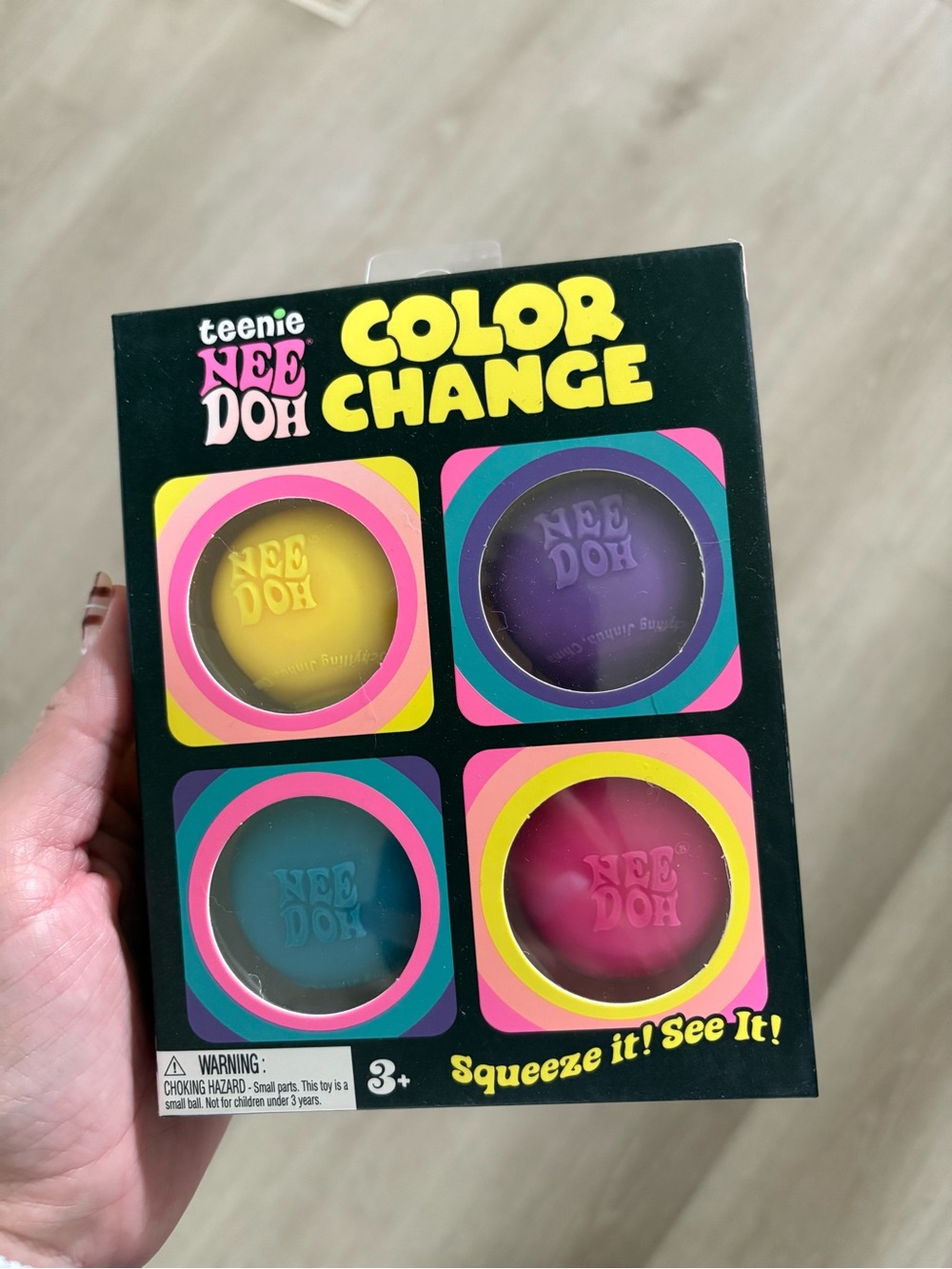 Teenie NeeDoh color change Schilling